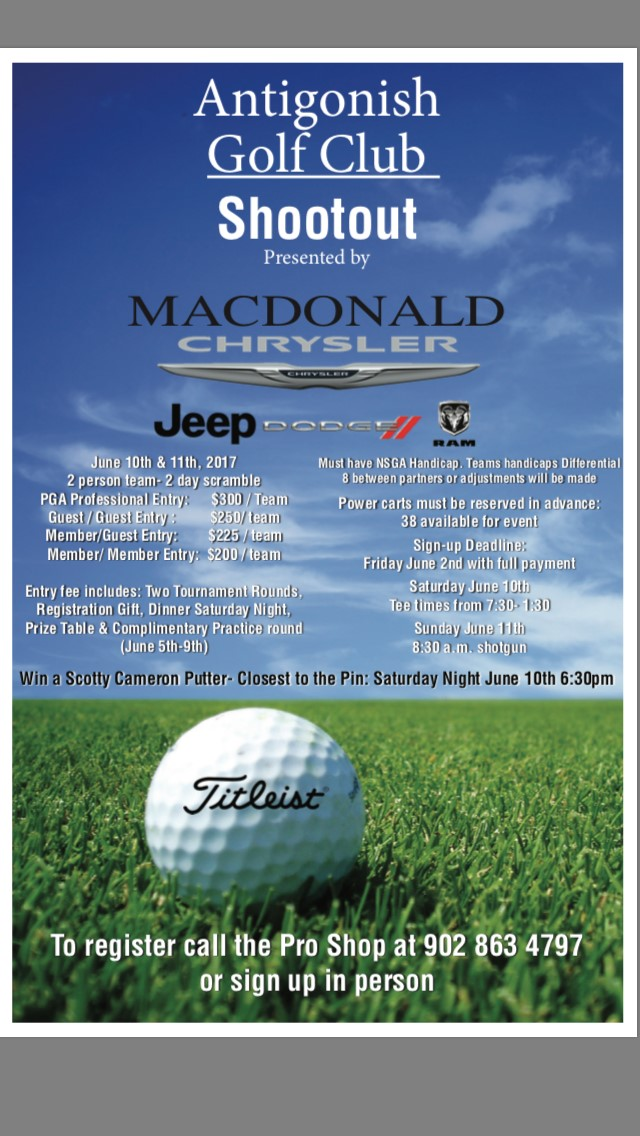 Antigonish Golf & Country Club to Antigonish Golf & Country Club